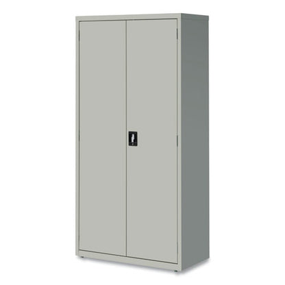 Economy Assembled Storage Cabinets, 5 Shelves, 36" X 18" X 72", Light Gray