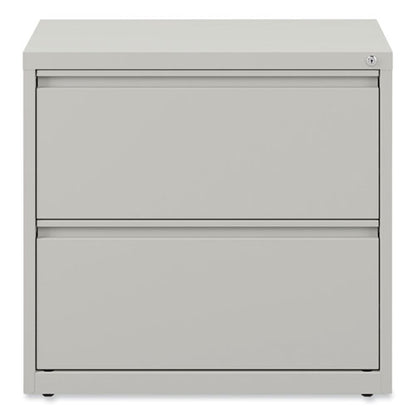 Lateral File, 2 Legal/letter-size File Drawers, Light Gray, 30" X 18.63" X 28"