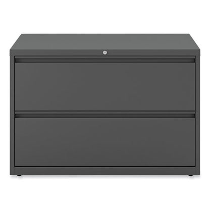 Lateral File, 2 Legal/letter-size File Drawers, Charcoal, 42" X 18.63" X 28"