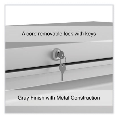 Lateral File, 2 Legal/letter-size File Drawers, Light Gray, 42" X 18.63" X 28"
