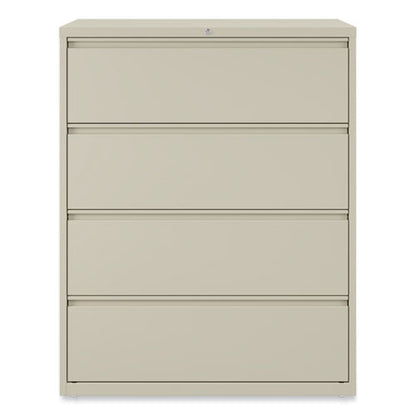 Lateral File, 4 Legal/letter-size File Drawers, Putty, 42" X 18.63" X 52.5"