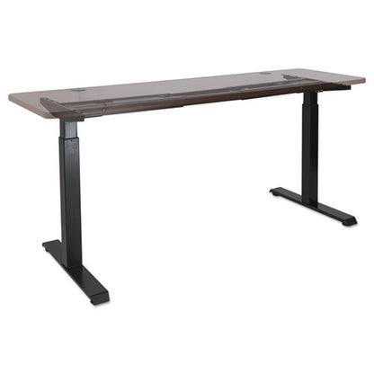 Alera Adaptivergo Sit-stand Two-stage Electric Height-adjustable Table Base, 48.06" X 24.35" X 27.5" To 47.2", Black