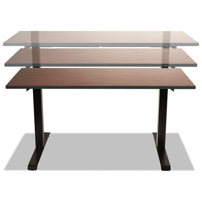 Alera Adaptivergo Sit-stand Two-stage Electric Height-adjustable Table Base, 48.06" X 24.35" X 27.5" To 47.2", Black