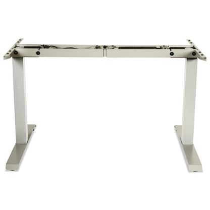 Alera Adaptivergo Sit-stand Two-stage Electric Height-adjustable Table Base, 48.06" X 24.35" X 27.5" To 47.2", Gray