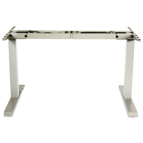 Alera Adaptivergo Sit-stand Two-stage Electric Height-adjustable Table Base, 48.06" X 24.35" X 27.5" To 47.2", Gray