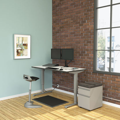 Alera Adaptivergo Sit-stand 3-stage Electric Height-adjustable Table Base W/memory Control, 48.06 X 24.35 X 25 To 50.7, Gray