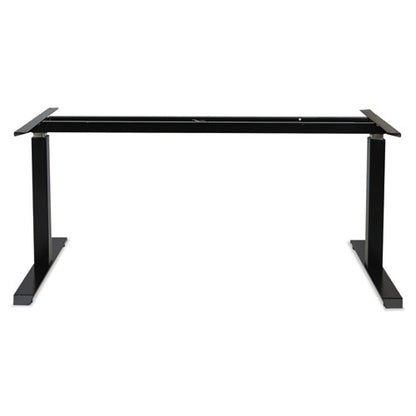 Alera Adaptivergo Sit-stand Pneumatic Height-adjustable Table Base, 59.06" X 28.35" X 26.18" To 39.57", Black