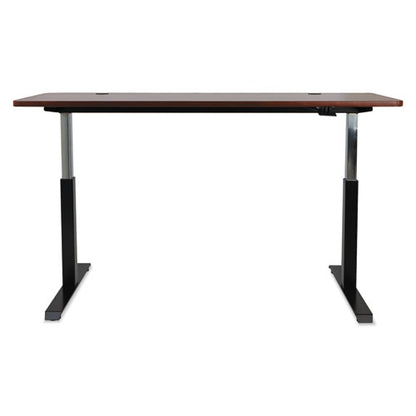 Alera Adaptivergo Sit-stand Pneumatic Height-adjustable Table Base, 59.06" X 28.35" X 26.18" To 39.57", Black