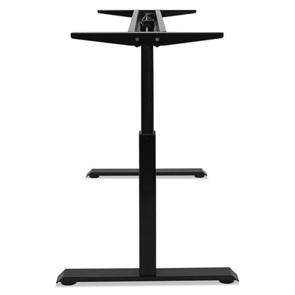Alera Adaptivergo Sit-stand Pneumatic Height-adjustable Table Base, 59.06" X 28.35" X 26.18" To 39.57", Black