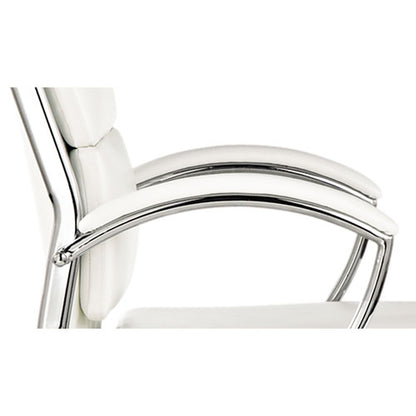 Alera Neratoli Series Replacement Arm Pads For Alera Neratoli Series Chairs, Faux Leather, 1.77 X 15.15 X 0.59, White, 2/set