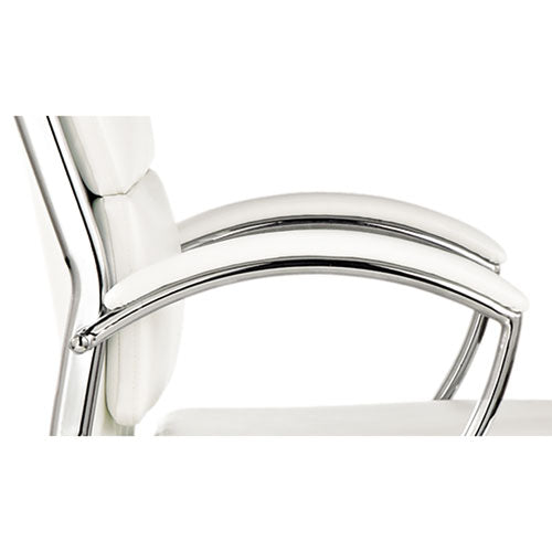Alera Neratoli Series Replacement Arm Pads For Alera Neratoli Series Chairs, Faux Leather, 1.77 X 15.15 X 0.59, White, 2/set