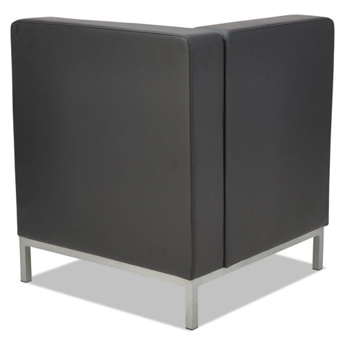 Alera Qub Series Corner Sectional, 26.38" X 26.38" X 30.5", Black