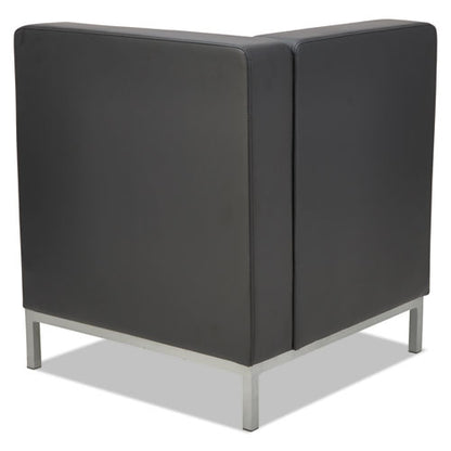 Alera Qub Series Corner Sectional, 26.38" X 26.38" X 30.5", Black