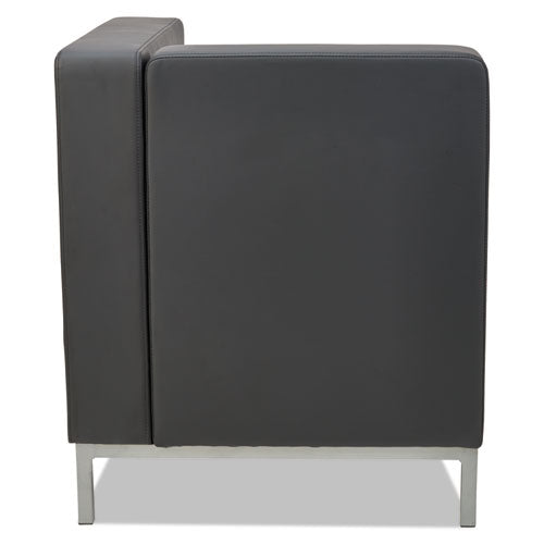 Alera Qub Series Corner Sectional, 26.38" X 26.38" X 30.5", Black