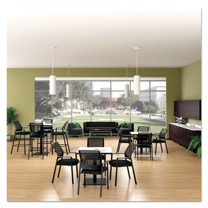 Alera Qub Series Armless L Sectional, Center Seat, 26.38" X 26.38" X 30.5", Black