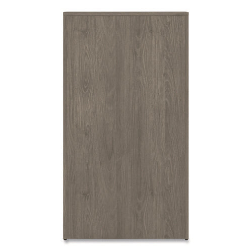 Alera Seville Bookcase, Five-shelf, 36w X 14d X 65h, Walnut