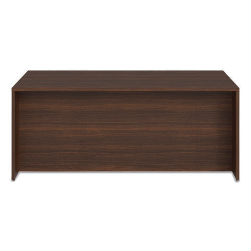 Alera Seville Series Double Pedestal Desk, 72" X 36" X 29", Mahogany