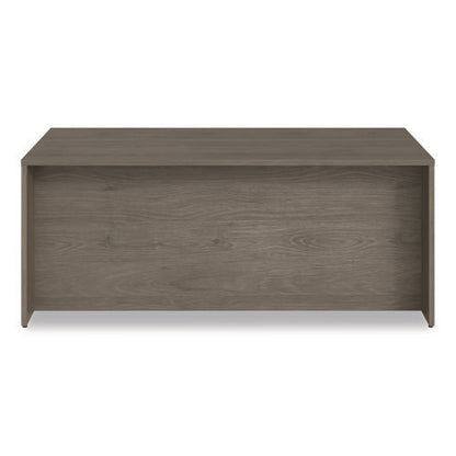 Alera Seville Series Double Pedestal Desk, 72" X 36" X 29", Walnut