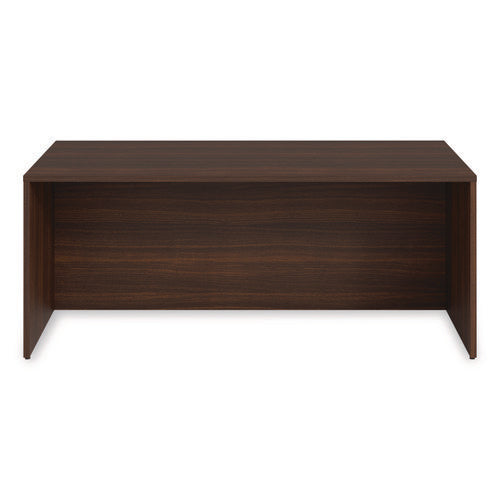 Alera Seville Series Desk Shell, 72" X 36" X 29", Mahogany