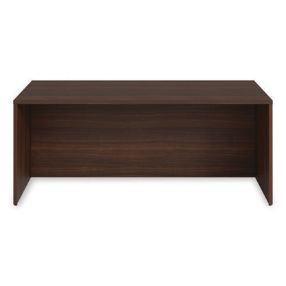Alera Seville Series Desk Shell, 72" X 36" X 29", Mahogany