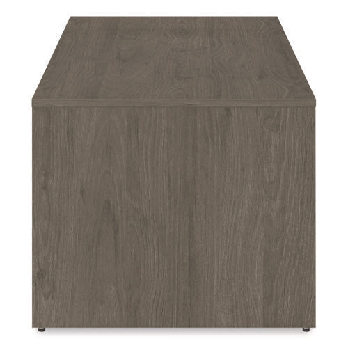 Alera Seville Series Desk Shell, 72" X 36" X 29", Walnut