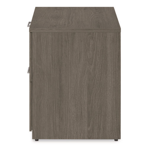 Alera Seville Series Lateral File Cabinet, 2 Legal-size File Drawers, Walnut, 36" X 24" X 29"