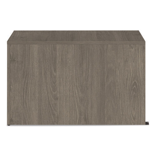 Alera Seville Series Return Shell, Reversible, 48" X 24" X 29", Walnut