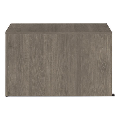 Alera Seville Series Return Shell, Reversible, 48" X 24" X 29", Walnut
