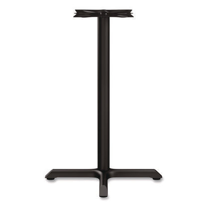 Alera Hospitality Series Single-column Bases, 27.5" Diameter X 40.38"h, 300 Lb Cap, Steel, Black