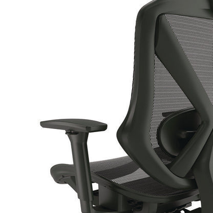 Alera Taunton Ergonomic Mesh Swivel Task Chair, Supports Up To 275lb, 17.44 To 20.98 Seat Height, Black Seat/back, Black Base