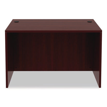 Alera Valencia Series Straight Front Desk Shell, 47.25" X 29.5" X 29.63", Mahogany