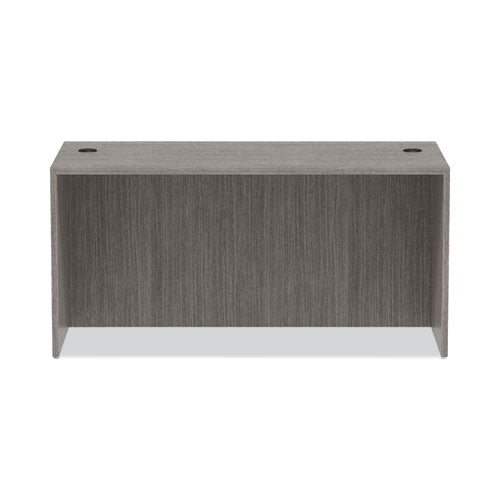 Alera Valencia Series Straight Front Desk Shell, 59.13" X 29.5" X 29.63", Gray