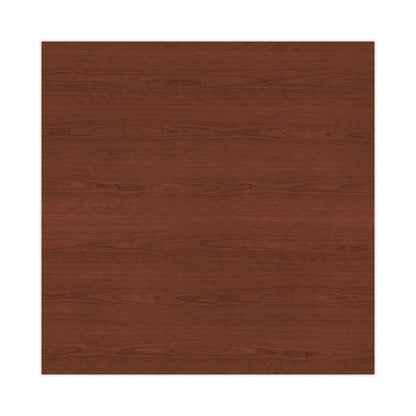 Alera Valencia Series Hutch With Doors, 4 Compartments, 58.88w X 15d X 35.38h, Medium Cherry
