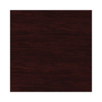 Alera Valencia Series Hutch With Doors, 4 Compartments, 58.88w X 15d X 35.38h, Mahogany