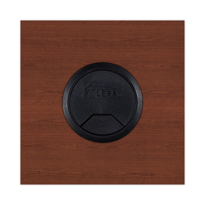 Alera Valencia Series Reversible Return/bridge Shell, 42w X 23.63d X 29.5h, Medium Cherry