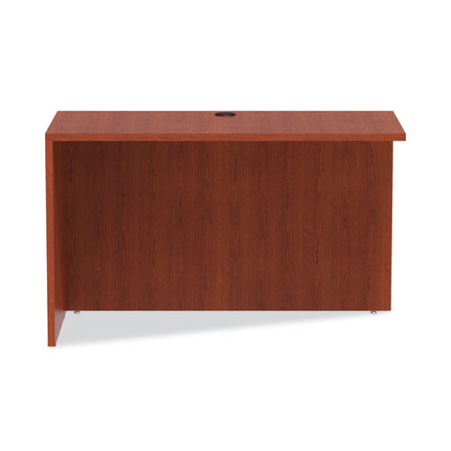 Alera Valencia Series Reversible Return/bridge Shell, 47.25w X 23.63d X 29.5h, Medium Cherry