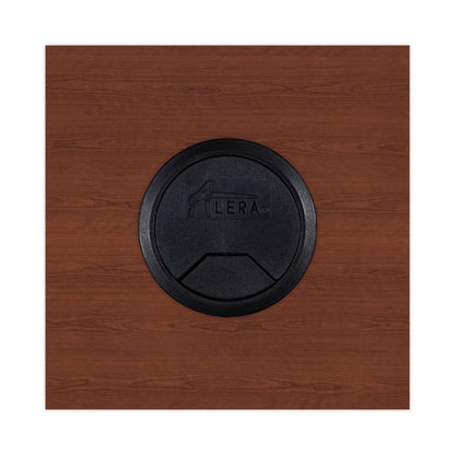 Alera Valencia Series Reversible Return/bridge Shell, 47.25w X 23.63d X 29.5h, Medium Cherry