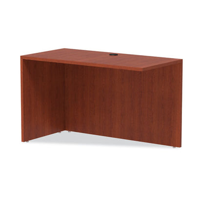 Alera Valencia Series Reversible Return/bridge Shell, 47.25w X 23.63d X 29.5h, Medium Cherry