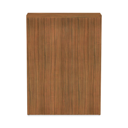 Alera Valencia Series Bookcase, Three-shelf, 31.75w X 14d X 39.38h, Modern Walnut