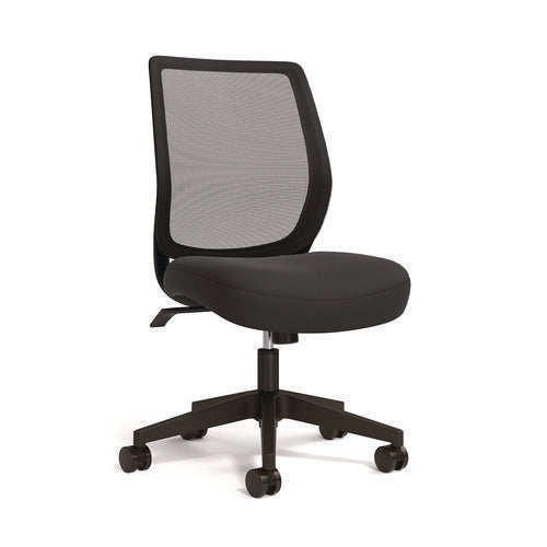 Alera Wessex Ergonomic Fabric Mesh Swivel Task Chair, Supports Up To 275lbs, 17.09 To 20.83 Seat Height, Black Seat/back/base