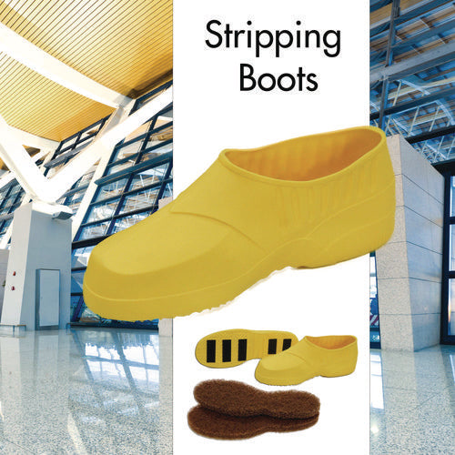 Stripping Boots, Size Large, Yellow, 2/pack