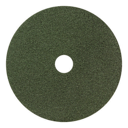 Black Diamond 3000 Grit Diamond Pad, 20" Diameter, Black/green, 2/carton