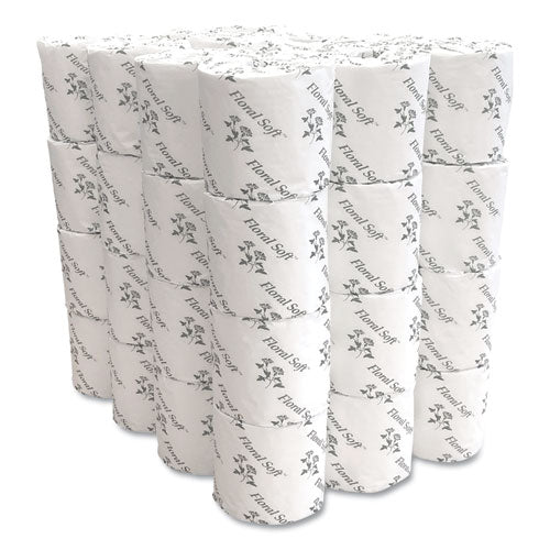 Two-ply Standard Bathroom Tissue, Septic Safe, White, 400 Sheets/roll, 48 Rolls/carton