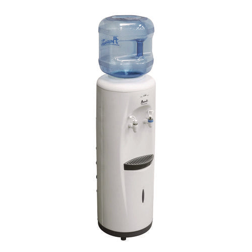 Cold And Room Temperature Water Dispenser, 3 Gal To 5 Gal, 11.5 X 12.5 X 34, White