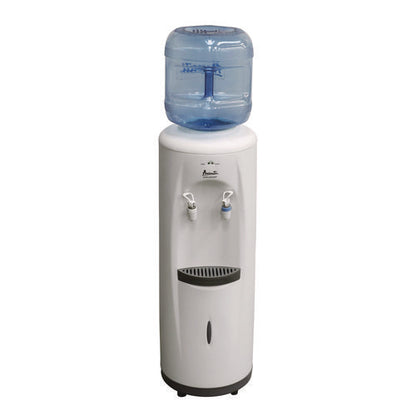 Cold And Room Temperature Water Dispenser, 3 Gal To 5 Gal, 11.5 X 12.5 X 34, White