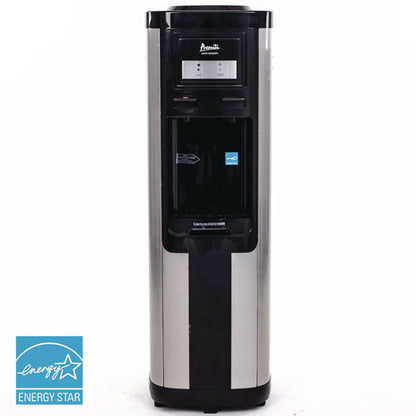 Hot And Cold Water Dispenser, 3 Gal To 5 Gal, 12.25 X 13 X 38.75, Stainless Steel