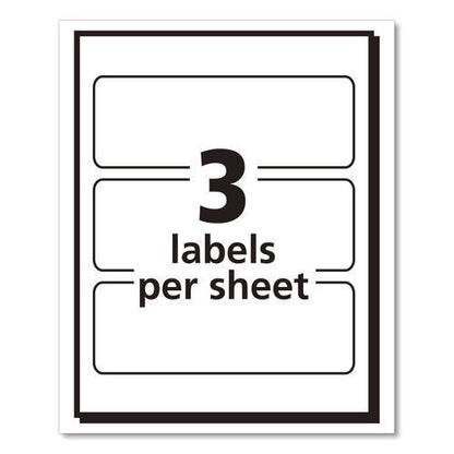 Removable Multi-use Labels, Inkjet/laser Printers, 1.5 X 4, White, 3/sheet, 50 Sheets/pack, (5452)