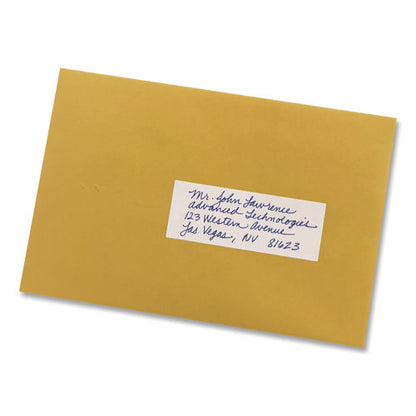 Removable Multi-use Labels, Inkjet/laser Printers, 1.5 X 4, White, 3/sheet, 50 Sheets/pack, (5452)