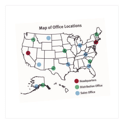 Handwrite-only Self-adhesive "see Through" Removable Round Color Dots, 0.25" Dia, Assorted, 216/sheet, 4 Sheets/pack, (5796)