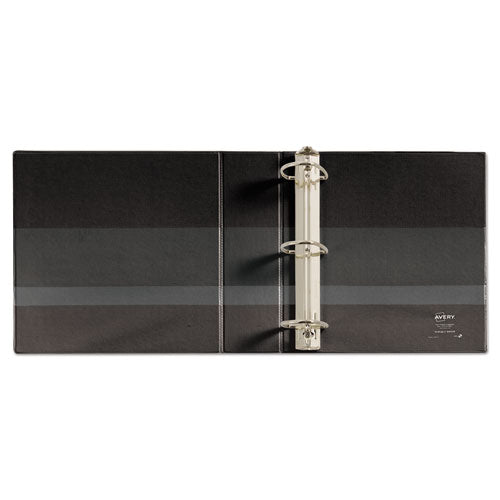 Durable View Binder With Durahinge And Ezd Rings, 3 Rings, 3" Capacity, 11 X 8.5, Black, (9700)